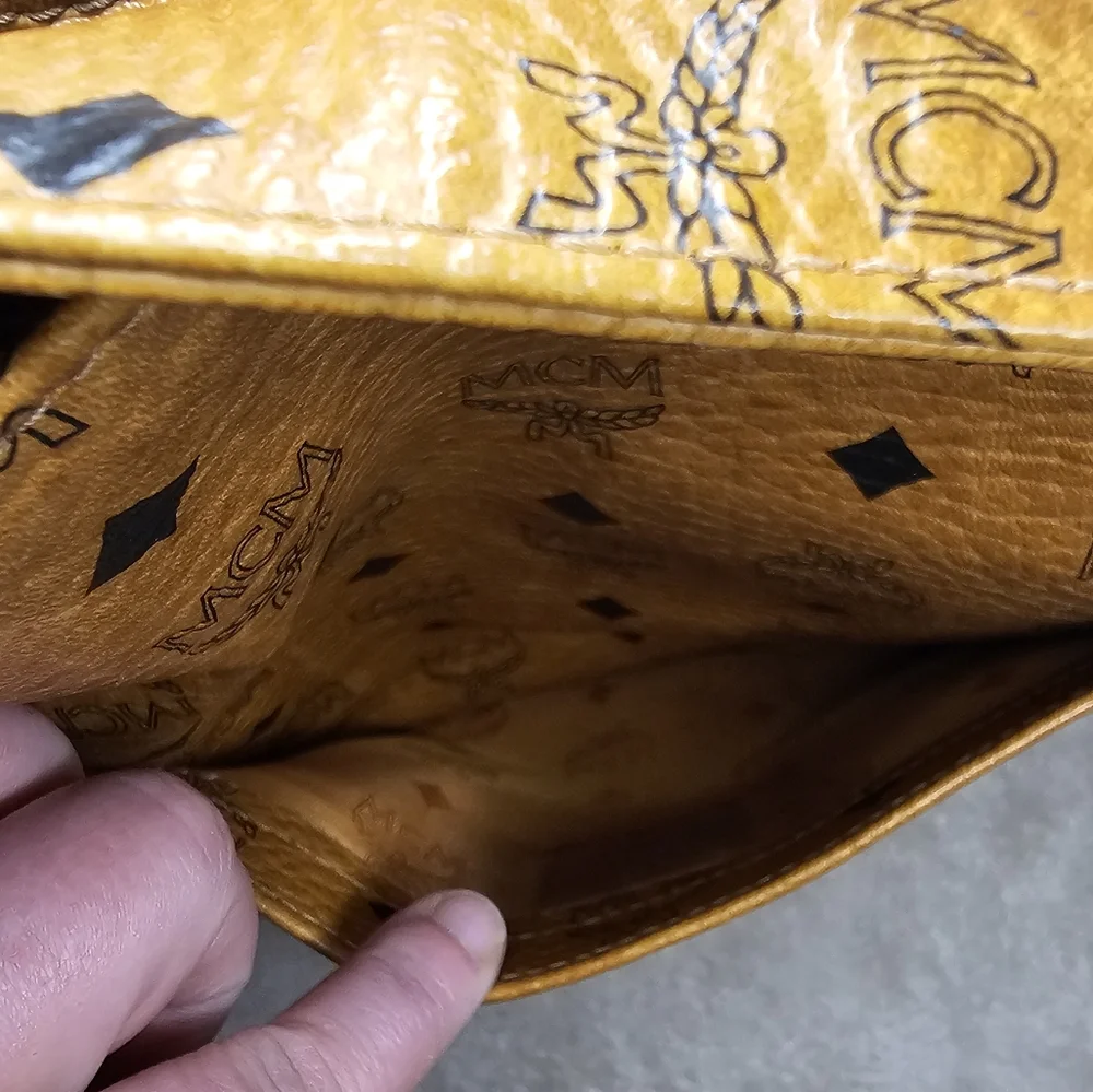 MCM Vintage Visetos Zip top tote